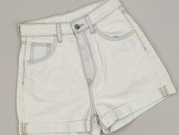 czarne krótkie spodenki z wysokim stanem: H&M Divided, Shorts for women, size XS (EU 34)