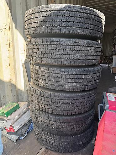 7 1: Колеса в сборе 215 / 70 / R 17.5, Зима, Б/у, Комплект, Грузовики/Автобусы, Железные, отверстий - 5 — 2