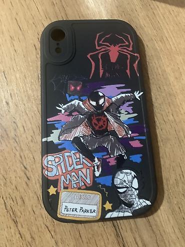 мини айфон детский: Чехол для смартфона IPhone XR с тематикой Spider‑Man. - Материал — 1