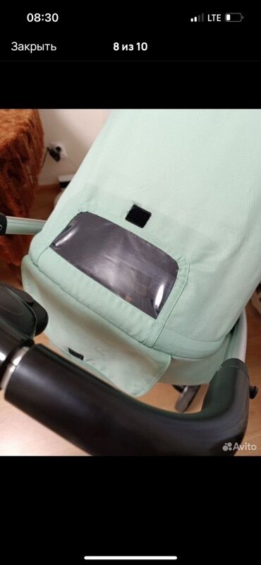 Коляски: Коляска, цвет - Голубой, Б/у — 8