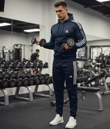 Trenerke: Komplet, 2XL, XL, L, Adidas, bоја - Šareno, Likra — 2