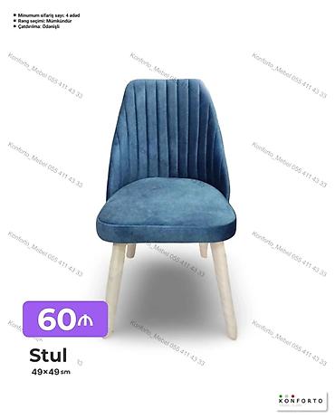 Ev və bağ: Məhsul: Stul Ölçü: 49×49 sm Qiymət: 60 ₼ Təsvir: - Yumşaq — 1