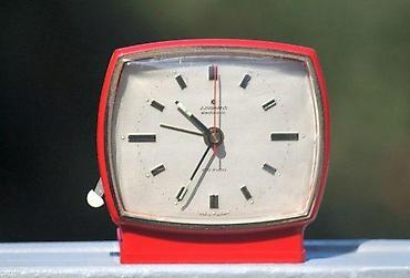 Satovi za kuću: Rare vintage JUNGHANS ELECTRONIC ATO-PHON stoni budilnik 70. Iz — 1