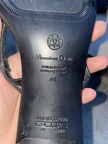 Босоножки, сандалии, шлепанцы: Босоножки, 41, Massimo Dutti, Новый, цвет - Черный — 3