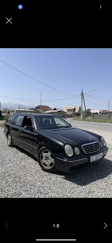 черный mercedes benz: Mercedes-Benz E-Class: 2001 г., 2.3 л, Механика, Газ, Универсал