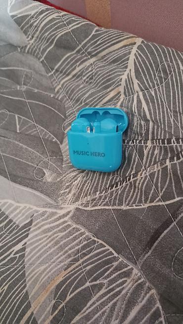 bluetooth magnetic card reader: Məhsul: Music Hero simsiz qulaqlıq - Rəng: Parlaq mavi - Dizayn — 1