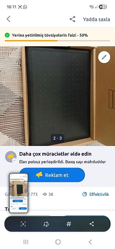 xitozan tablet: Wacom One by Wacom rəqəmsal qrafik planşeti - Model: One by Wacom - — 1