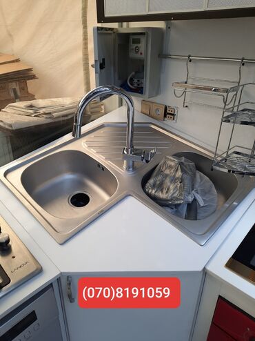 Mətbəx çanaqları: Qabyuyan moykalar nerjavika paslanmayan. leke saxlamayan. derin — 35