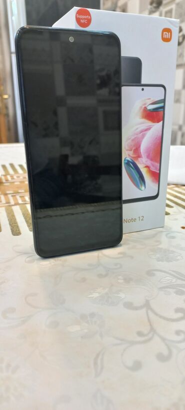 telefon plata: Xiaomi Redmi Note 12, 128 GB, rəng - Qara