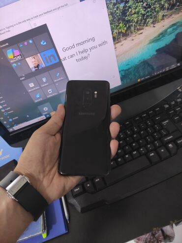 işdenmiş telefonlar: Samsung Galaxy S9 Plus, 64 GB, rəng - Qara