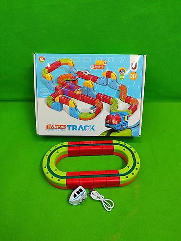 Игрушки: Поезд на магнитной дороге игрушка детская🚅 Комплектация товара — 1