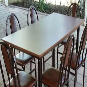 Masa və oturacaq dəstləri: Mətbəx üçün, Yeni, Açılan, Dördbucaq masa, 4 stul — 16