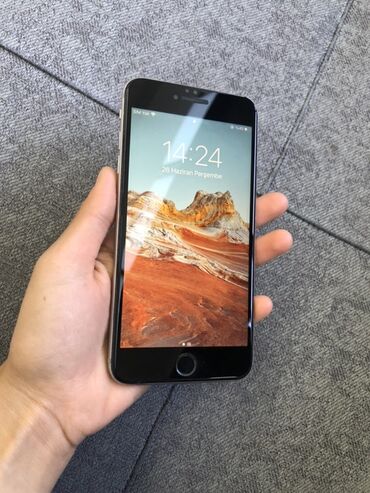 iphone 7 plus islenmis: IPhone 6s, < 16 GB, Space Gray, Barmaq izi