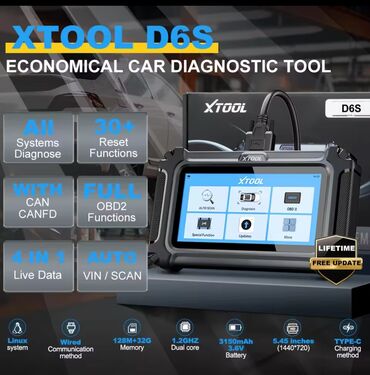 Alati za automobile: Novo- Xtool D6S OBD2 - 30 Resets CAN FD Auto Dijagnostika XTOOL D6S — 3
