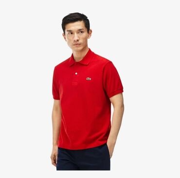lacoste спортивный костюм мужской: Рубашка 2XL (EU 44), цвет - Красный
