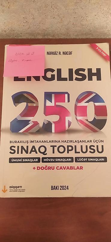 Testlər: Məhsul: “English 250 – Buraxılış imtahanlarına hazırlaşanlar üçün — 1