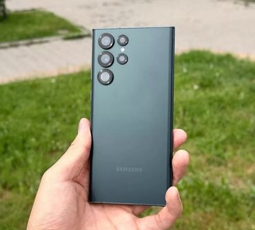 samsung 42: Samsung Galaxy S22 Ultra, Колдонулган, 256 ГБ, түсү - Жашыл, 1 SIM