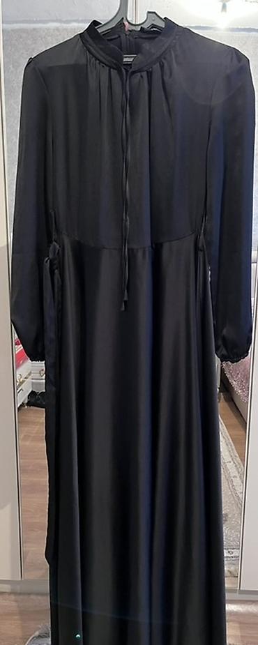 Qadın geyimləri: Qara maxi don - Rəng: tam qara - Uzunluq: ayaqboyu/maxi - Model — 1