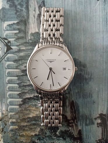 Классические часы: Классические часы часы, Longines, Серебро, Швейцария, Мужские, Б/у