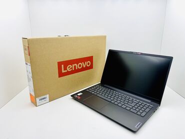 офисные системные блоки: Ноутбук, Lenovo, 16 ГБ ОЭТ, AMD Ryzen 7, 15.6 ", Жаңы, Татаал эмес тапшырмалар үчүн, эс тутум SSD