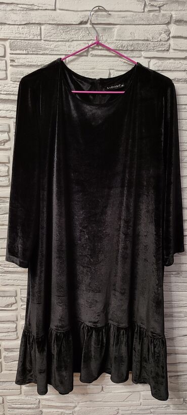 платья черное: Повседневное платье, Бархат