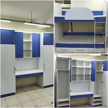 Uşaq otağı mebel dəsti – Komplekt: iki mərtəbəli çarpayı