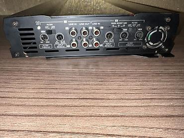 bose ses sistemi: Kenwood KAC-PS804EX avtomobil gücləndiricisi. Model üzərində “4/3/2 — 3