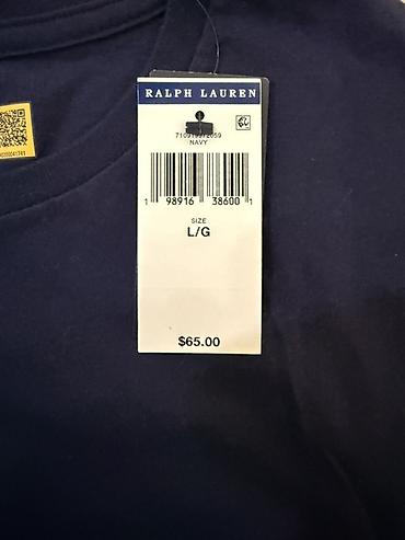 футболку из америки: Мужская футболка, L, Polo Ralph Lauren, Новый, цвет - Синий, Самовывоз, Платная доставка — 5