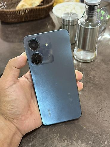 чоп матор: Redmi, Redmi 13C, Б/у, 128 ГБ, цвет - Синий, 2 SIM — 1