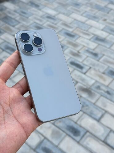 iphone 16 pro max qeydiyyat qiymeti: IPhone 15 Pro, 128 GB, Natural Titanium, Simsiz şarj, Face ID