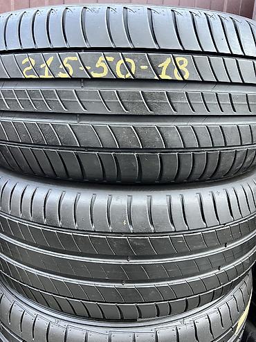 50: Шины 215 / 50 / R 18, Лето, Б/у, Пара, Германия, Michelin — 1