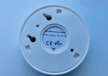 Santexnika: Dəm qazı sızınması bildiricisi/karbon monoksid (CO) LCD ekran (mavi — 6