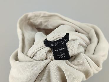 szara bluza pull and bear: Amisu, Bluza z kapturem damska, rozmiar L — 4