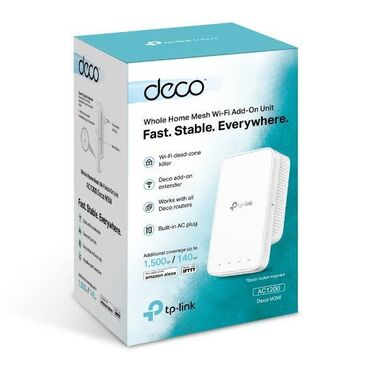 sazz əlaqə: TP-Link Deco M3W Brend: TP-Link Antenin növü: Daxili Antenlərin sayı