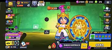 brawl stars 2: Brawl Stars hesabı-27k kupa 91 karkter 676 elmas pay nadir skinlər və — 3