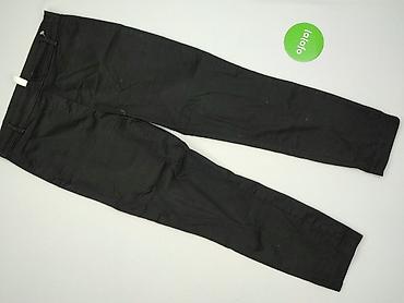 czarne cargo pull and bear: H&M, Spodnie materiałowe damskie, rozmiar M — 2