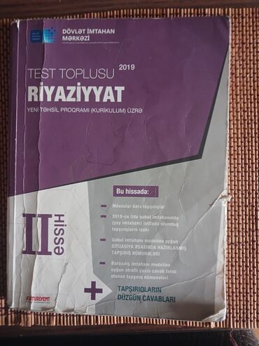 riyaziyyat test toplusu 2 ci hisse pdf: Riyaziyyat test toplusu 2-ci hissə