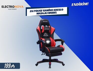 Noutbuklar üçün örtük və çantalar: 📦 Gaming Kreslo 7042 Qirmizi – Oyunçu Kreslosu 🖤 Şık dizayn və