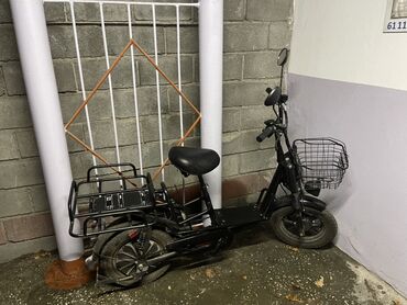 электроскутер айма: Электроскутер-городской перевозчик (черный) - Компактный