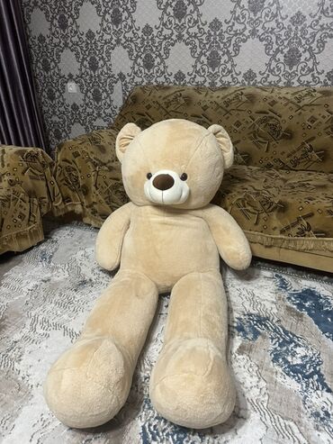плюшевый мишка 1 метр цена: Продаётся плюшевый медведь 🧸 🌟 Абсолютно НОВЫЙ — всего 2 дня с