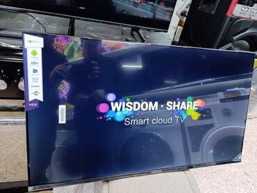 телевизор 43: Акция Телевизоры Samsung Android 13 c голосовым управлением, 43