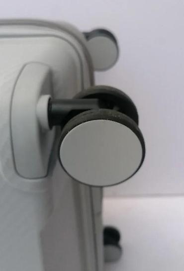 Putni koferi i torbe: Tvrdi kofer na točkiće – sivi - Materijal: izdržljiva tvrda školjka — 7