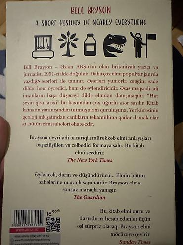 elmin: Öz qiymeti 16manatdır,11manata satılır,alının oxunulmayıb ter-temiz — 3