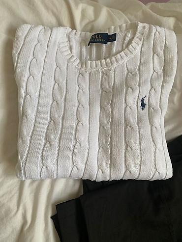 Свитера: Мужской свитер, M, L, Polo Ralph Lauren, Новый, цвет - Белый, Самовывоз — 1