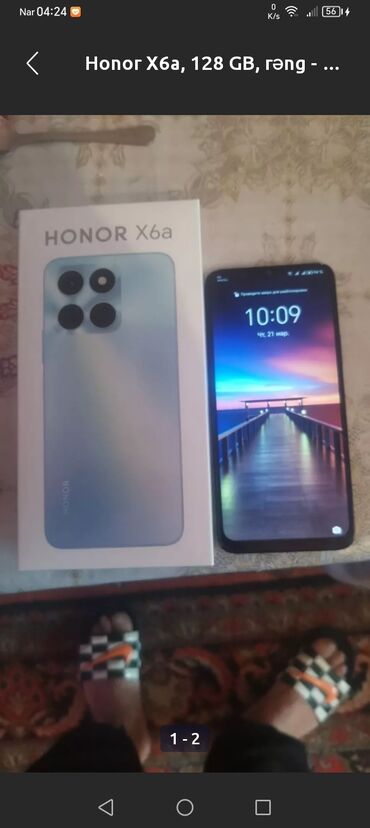 honor 6x: Honor X6a, 128 GB, rəng - Göy