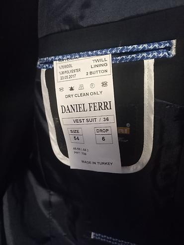 Şəxsi əşyalar: Daniel Ferri kişi kostyumu (Vest Suit 36) – Made in Turkey - Rəng — 2