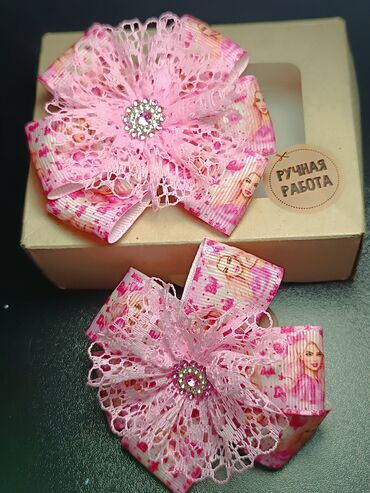 Аксессуары для волос: Бантики, заколки, галстуки броши ручной работы. в единственном — 22