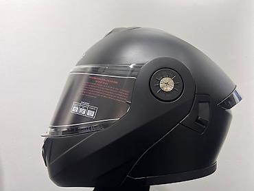 Motodəbilən tam üzlü kaska – mat qara - Tip: Full-face motosiklet