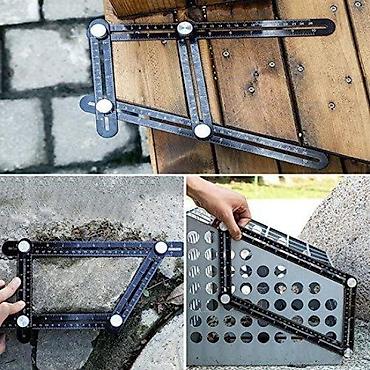 Ostali merni alati: Podesivi šablon – višenamenska uglomer/lenjir (Multi‑Angle Ruler) - — 8