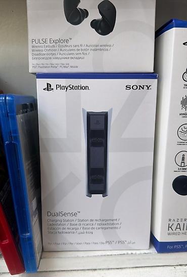 panasonic music centre: Ps5 dualsense charging station. Tam bağlı upokovkada orginal — 1